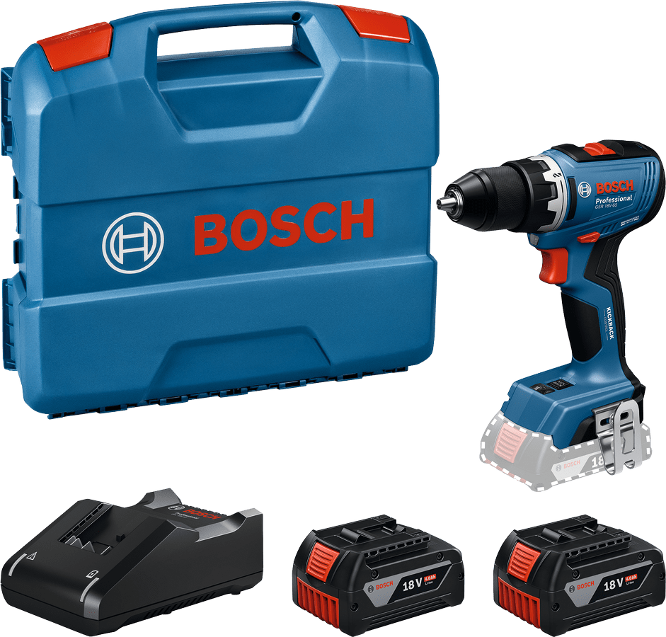 Aku vrtačka Bosch GSR 18V-65 (2×5 Ah v L-CASE) Aku vrtačka Bosch GSR 18V-65 (2×5 Ah v L-CASE)