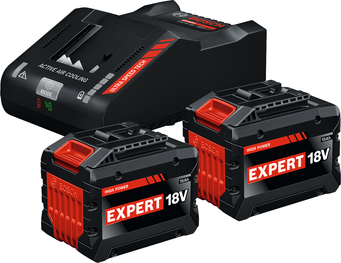 Startovací sada Bosch EXPERT 2x EXBA18V-15 Ah + EXAL18V-160 Startovací sada Bosch EXPERT 2x EXBA18V-15 Ah + EXAL18V-160