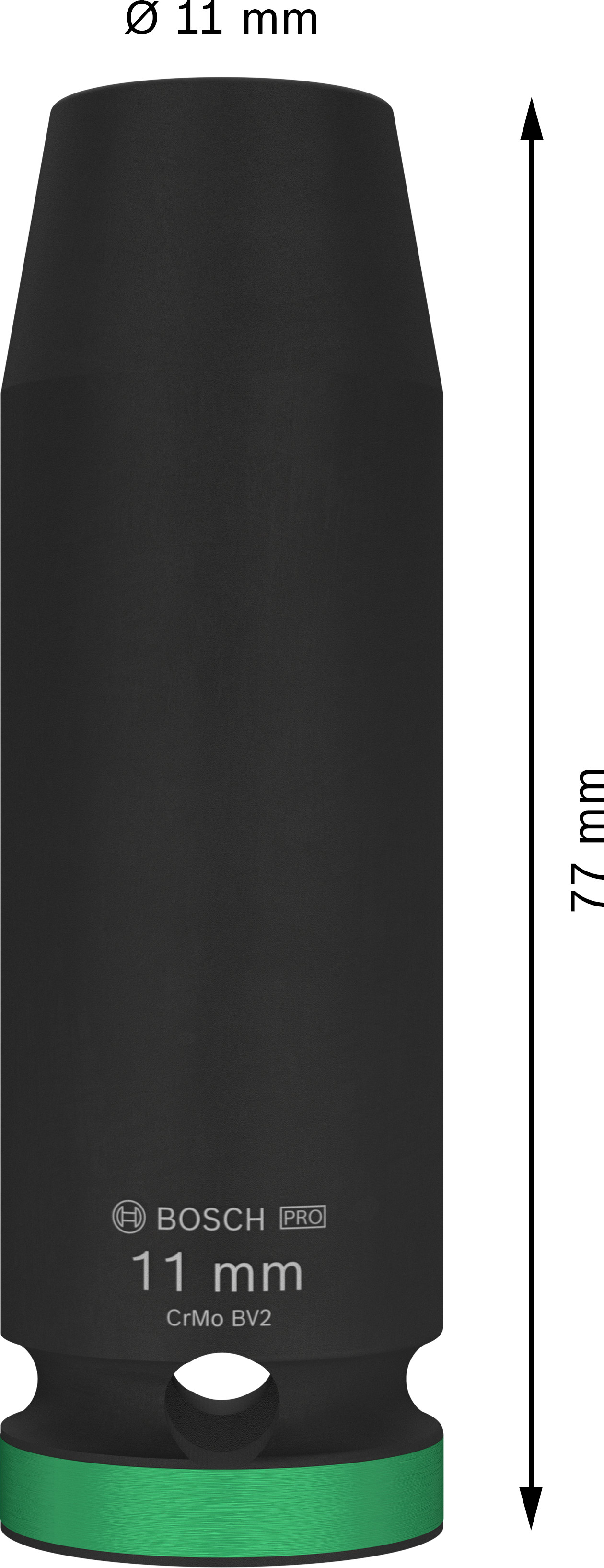 Prodloužená průmyslová hlavice 1/2" Bosch PRO IMPACT Dostupné varianty: Prodloužená průmyslová hlavice 1/2" Bosch PRO IMPACT 11 mm Prodloužená průmyslová hlavice 1/2" Bosch PRO IMPACT Dostupné varianty: Prodloužená průmyslová hlavice 1/2" Bosch PRO IMPACT 11 mm