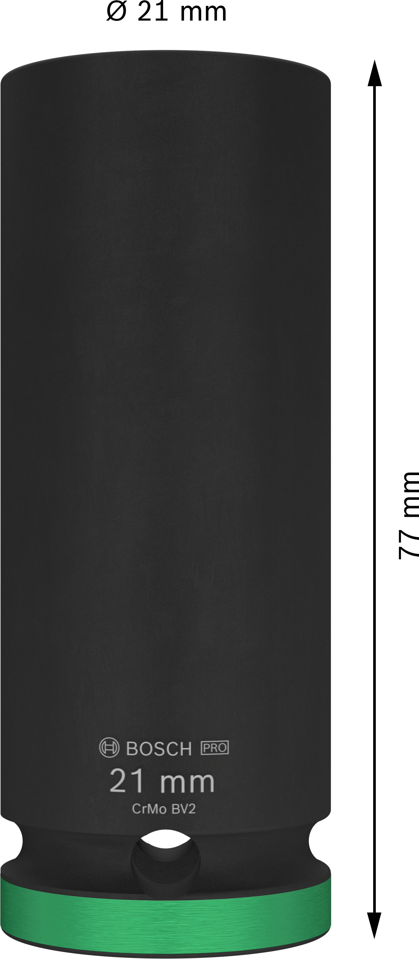 Prodloužená průmyslová hlavice 1/2" Bosch PRO IMPACT Dostupné varianty: Prodloužená průmyslová hlavice 1/2" Bosch PRO IMPACT 21 mm Prodloužená průmyslová hlavice 1/2" Bosch PRO IMPACT Dostupné varianty: Prodloužená průmyslová hlavice 1/2" Bosch PRO IMPACT 21 mm