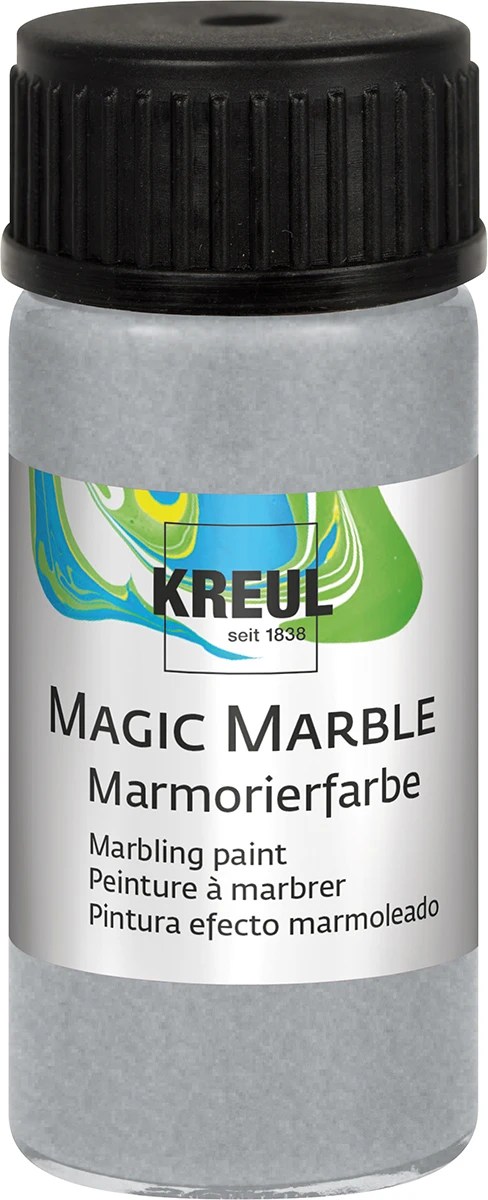 Mramorovací barva Magic Marble 20 ml stříbrná Mramorovací barva Magic Marble 20 ml stříbrná