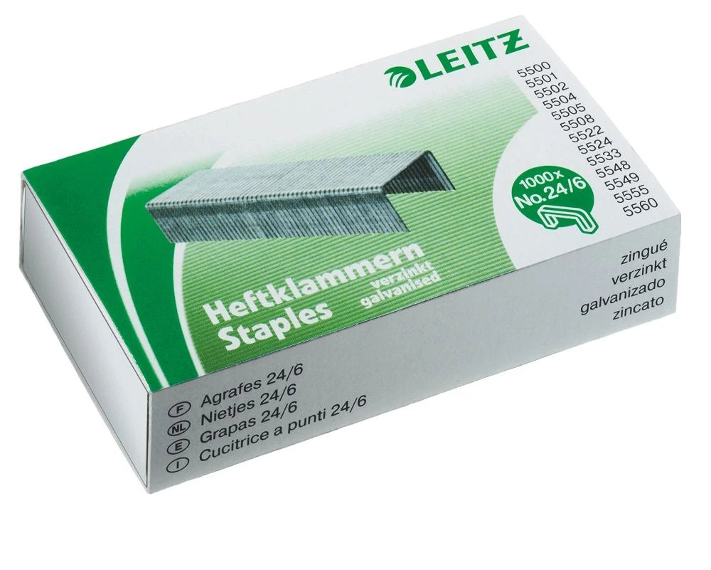 Leitz Drátky do sešívačky č.24/6 – 1000 ks Leitz Drátky do sešívačky č.24/6 – 1000 ks