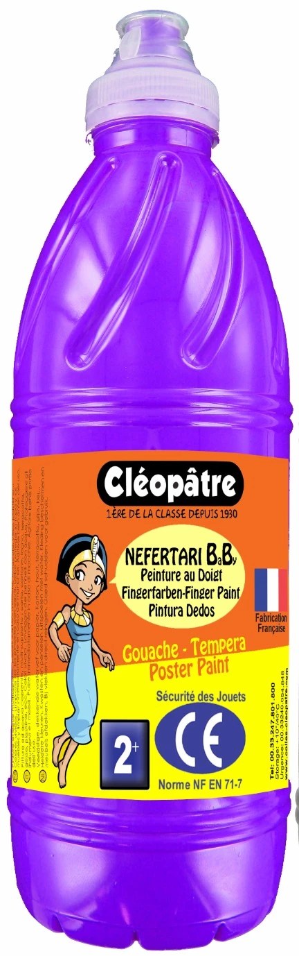 Prstová barva – tempera NEFERTARI BABY 1 Kg Fialová Prstová barva – tempera NEFERTARI BABY 1 Kg Fialová