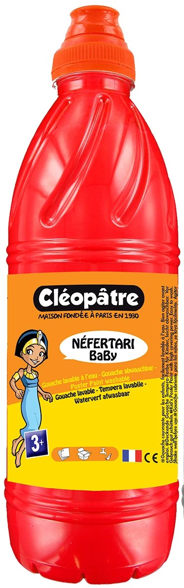 Prstová barva – tempera NEFERTARI BABY 1 Kg Karmínová Červená Prstová barva – tempera NEFERTARI BABY 1 Kg Karmínová Červená