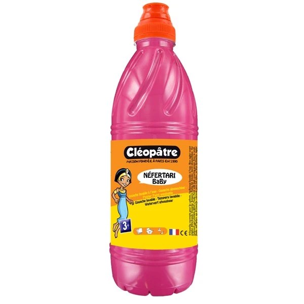Prstová barva – tempera NEFERTARI BABY 1 Kg Růžová Prstová barva – tempera NEFERTARI BABY 1 Kg Růžová