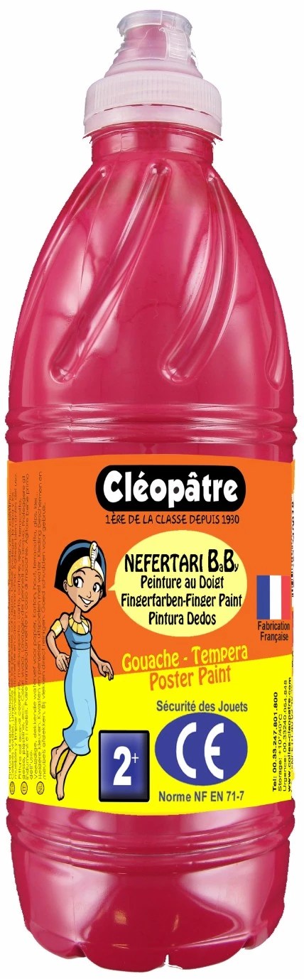 Prstová barva – tempera NEFERTARI BABY 1 Kg Základní Červená Prstová barva – tempera NEFERTARI BABY 1 Kg Základní Červená