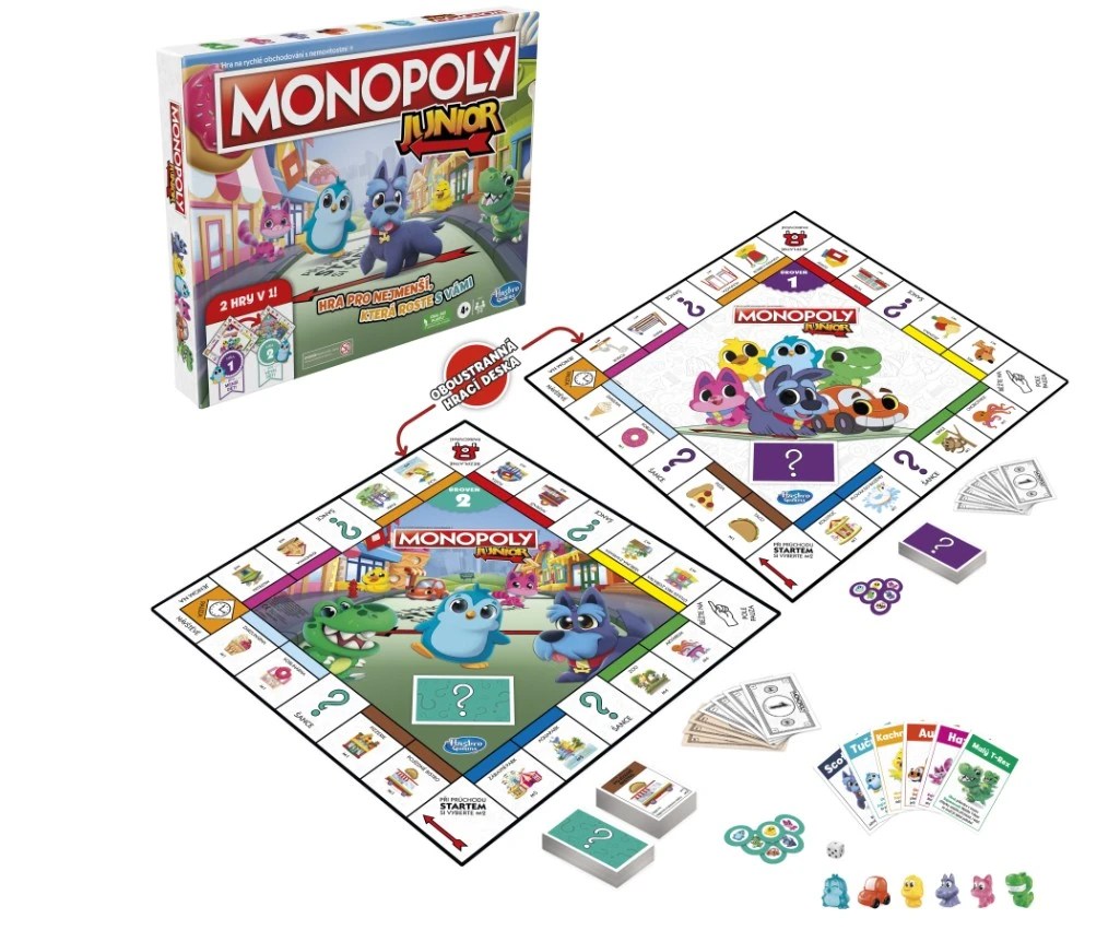 Společenská hra Monopoly junior Společenská hra Monopoly junior