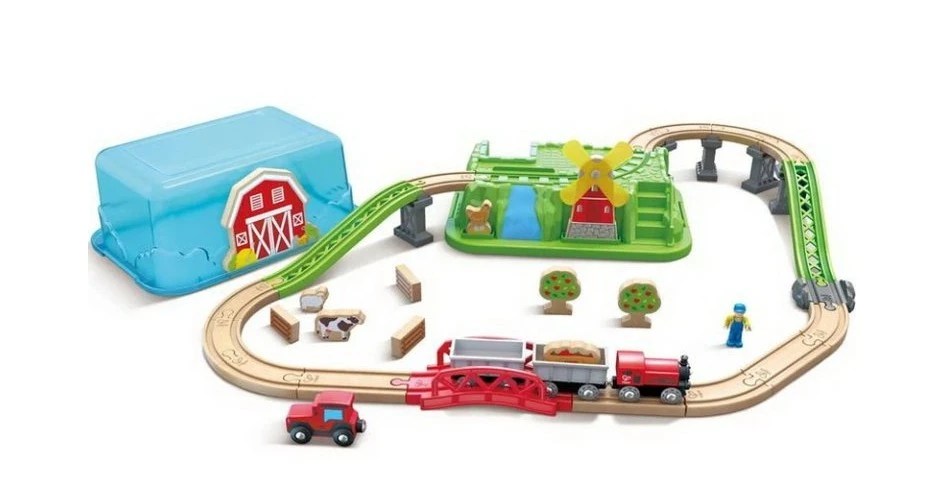 Vláčkodráha – V úložném boxu, Vlak v přírodě, 41 dílů Vláčkodráha – V úložném boxu, Vlak v přírodě, 41 dílů