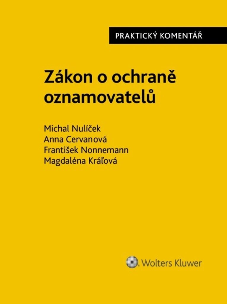 Zákon o ochraně oznamovatelů Zákon o ochraně oznamovatelů