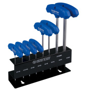 Sada T klíčů s rukojetí INBUS s kuličkou H2-H10 King Tony 8 ks 21108MR Sada T klíčů s rukojetí INBUS s kuličkou H2-H10 King Tony 8 ks 21108MR