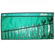 Sada oboustr. otevř.klíčů 12 dílů,GOLA DIN 895,710012 Sada oboustr. otevř.klíčů 12 dílů,GOLA DIN 895,710012