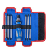 Ráčnový teleskopický šroubovák + dvoustranné bity King Tony 32526MRN Ráčnový teleskopický šroubovák + dvoustranné bity King Tony 32526MRN