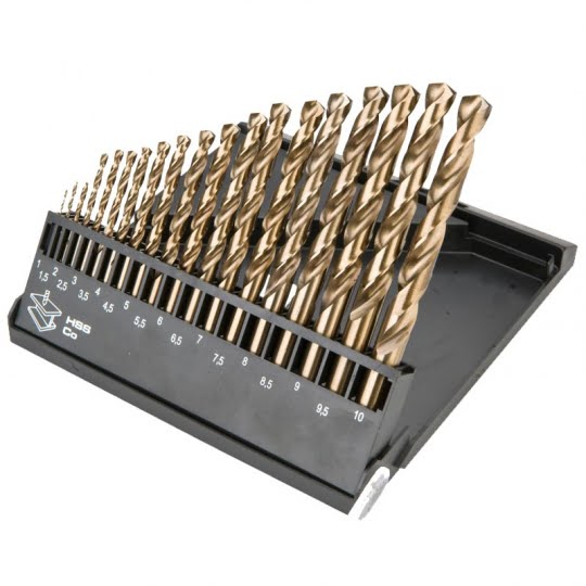 Sada vrtáků Graphite HSSCo5 1-10 mm / 19 dílů 57H089 Sada vrtáků Graphite HSSCo5 1-10 mm / 19 dílů 57H089