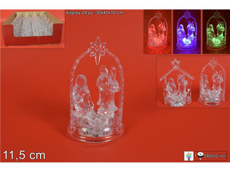 PROHOME – Betlém svítící 11,5cm různé motivy PROHOME – Betlém svítící 11,5cm různé motivy