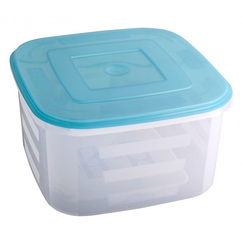 PROHOME – Dóza 4L hluboká 23x23x13cm plastová PROHOME – Dóza 4L hluboká 23x23x13cm plastová