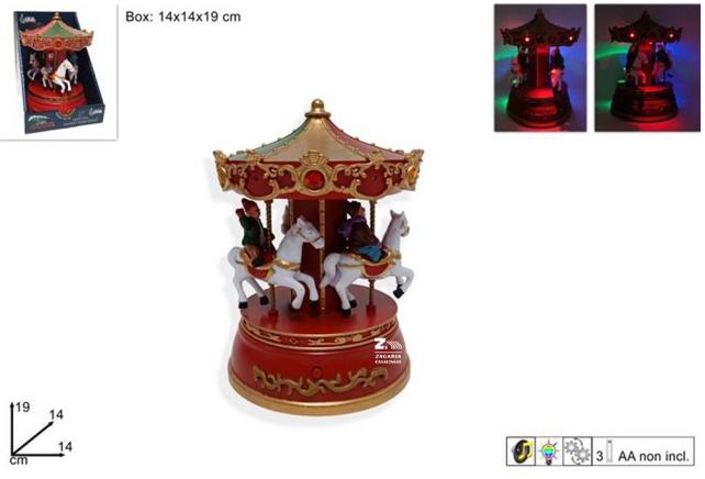 PROHOME – Kolotoč hrací se světlem LED PROHOME – Kolotoč hrací se světlem LED