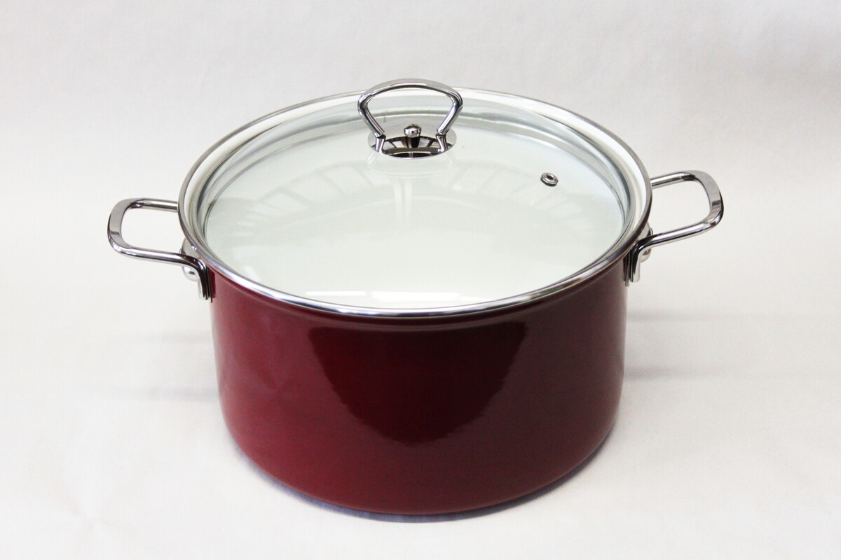 BELIS – Hrnec smalt a skleněná poklice 18cm 2,8l ECO-CERAM BELIS – Hrnec smalt a skleněná poklice 18cm 2,8l ECO-CERAM