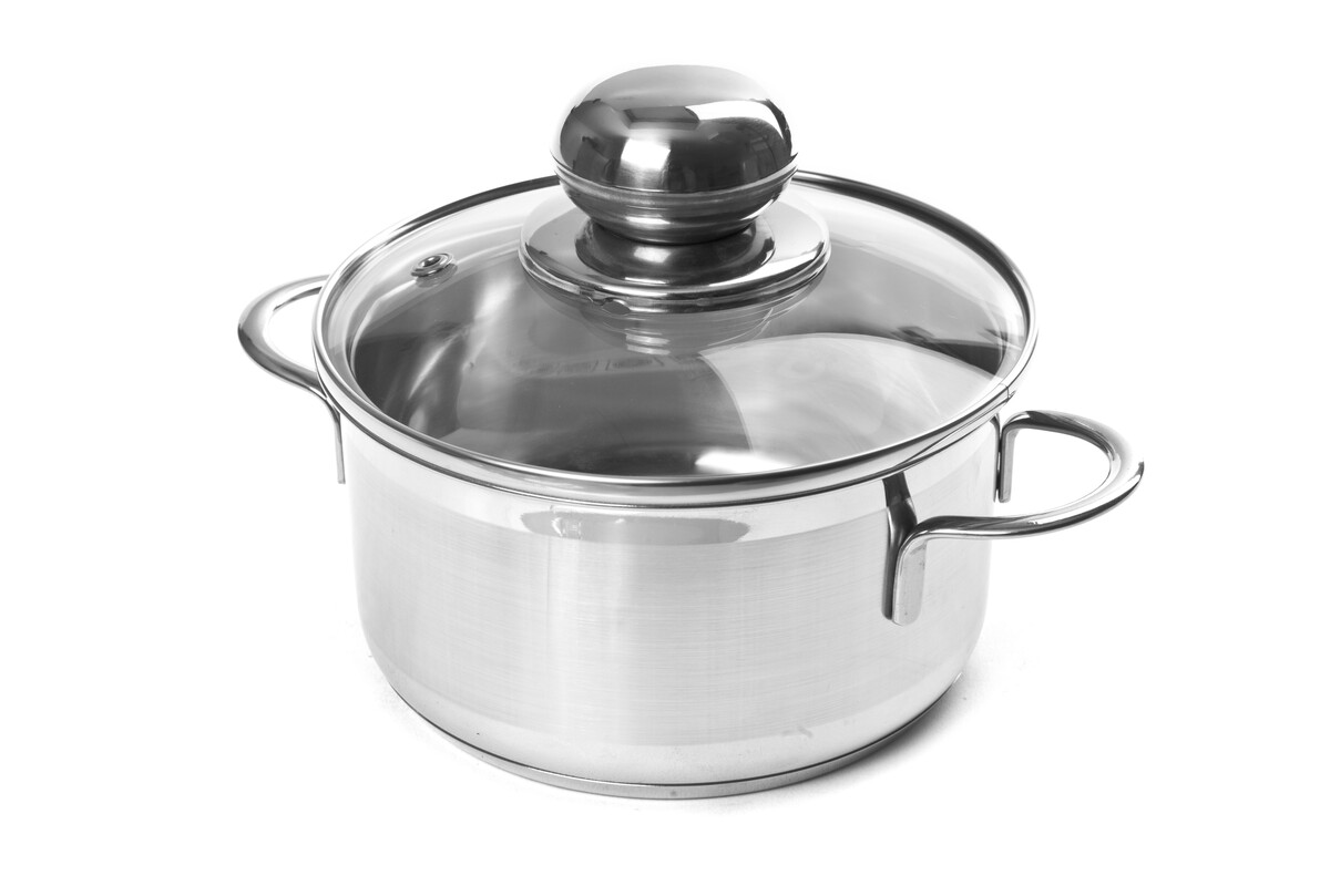 SSW – Hrnec nerezový 16cm a skleněná poklice 1,9l SSW – Hrnec nerezový 16cm a skleněná poklice 1,9l