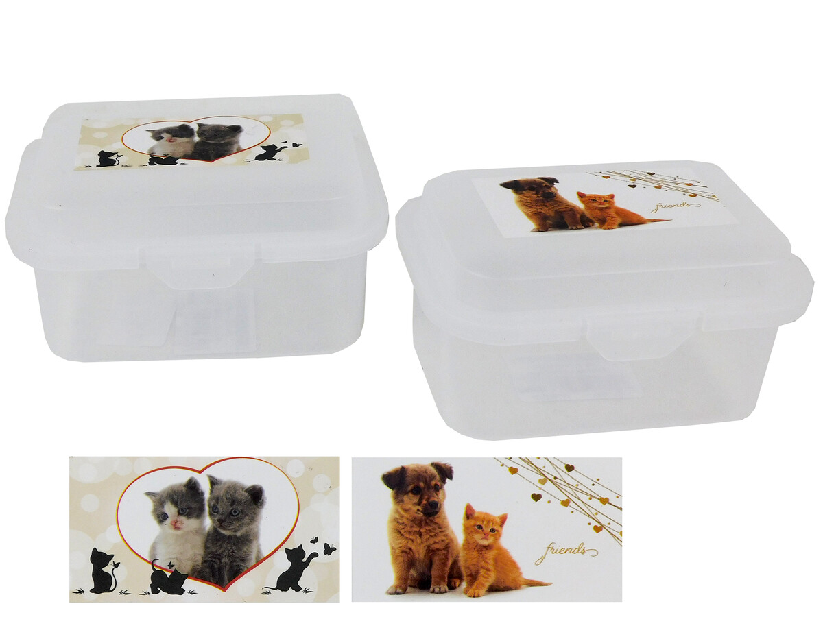 TVAR – Box svačinový 11x8x6cm Mazlíčci různé motivy TVAR – Box svačinový 11x8x6cm Mazlíčci různé motivy