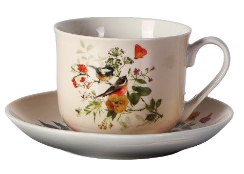 VERONI – Hrnek s podšálkem Celeste VERONI – Hrnek s podšálkem Celeste