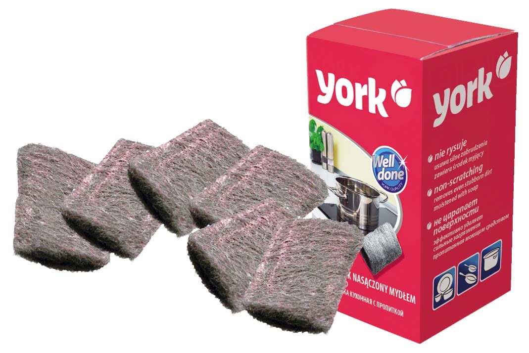 YORK – Drátěnka se saponátem 6ks YORK – Drátěnka se saponátem 6ks