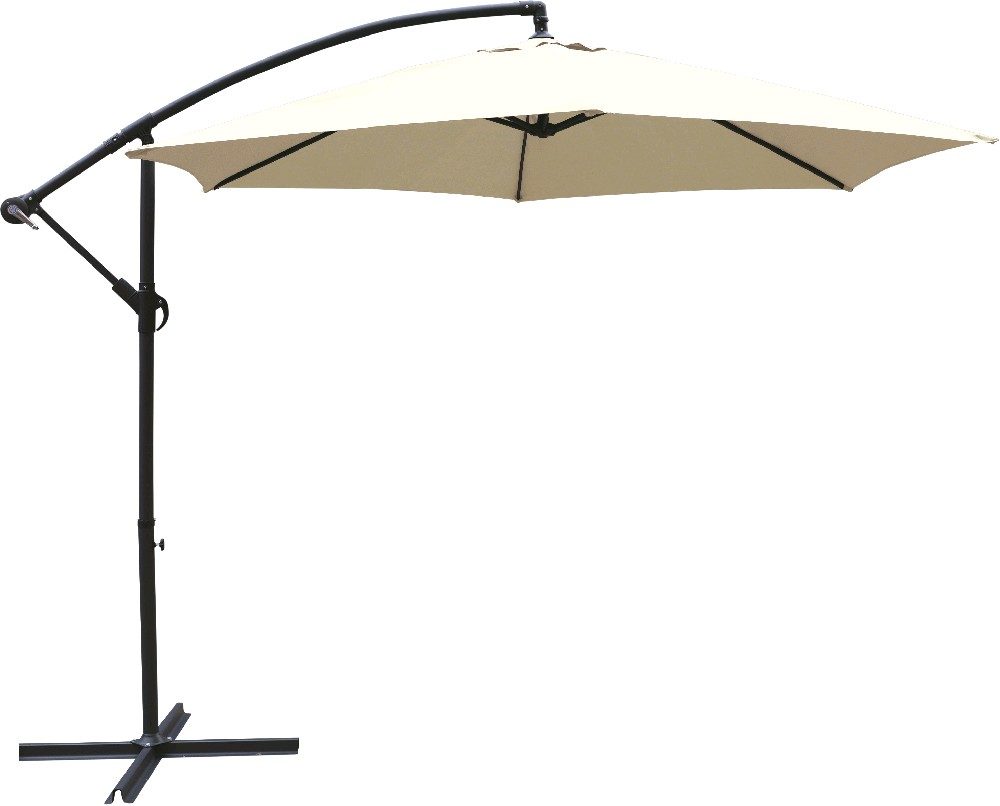 VETRO-PLUS Závěsný slunečník 3 M béžový – banán VETRO-PLUS Závěsný slunečník 3 M béžový – banán