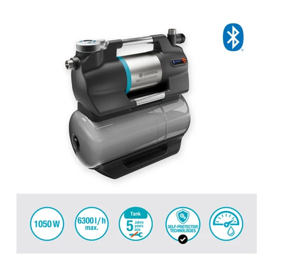 Automatická domácí vodárna Gardena 6300 SilentComfort 9068-20 - Obrázek 2
