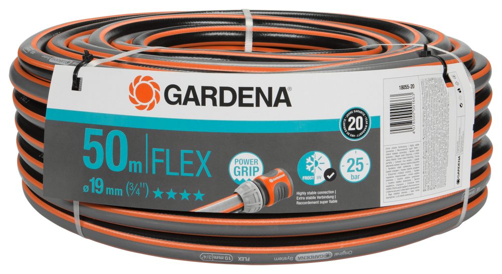 Zahradní hadice 3/4″ Gardena Comfort FLEX 9 x 9 bez armatur 18055-20 50 m Zahradní hadice 3/4″ Gardena Comfort FLEX 9 x 9 bez armatur 18055-20 50 m