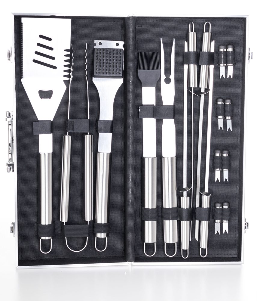 Grilovací nářadí G21 17 ks, hliníkový kufr - Obrázek 2
