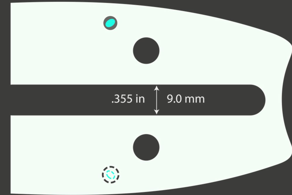 Vodící lišta OREGON 1,5-3/8" 38 cm 158SFHD009 - Obrázek 2