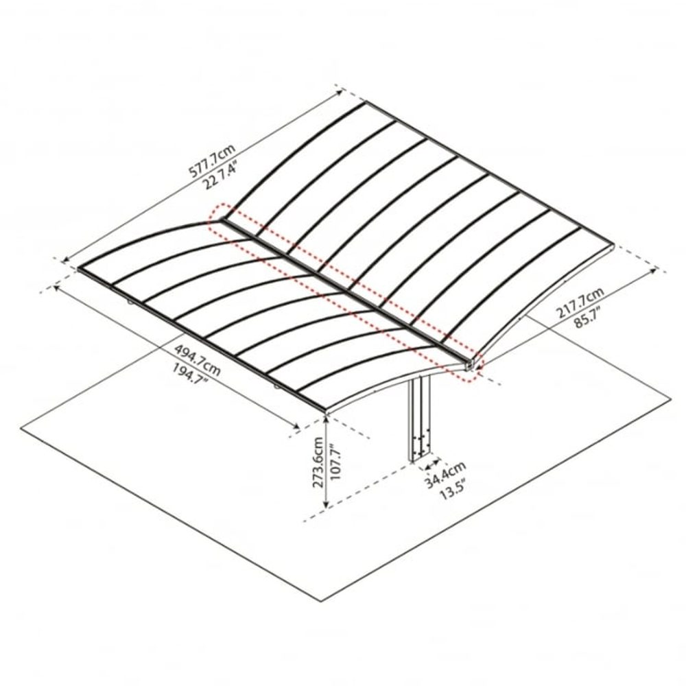 Propojovací set Palram Arizona 5000 EZ Link Kit - Obrázek 2