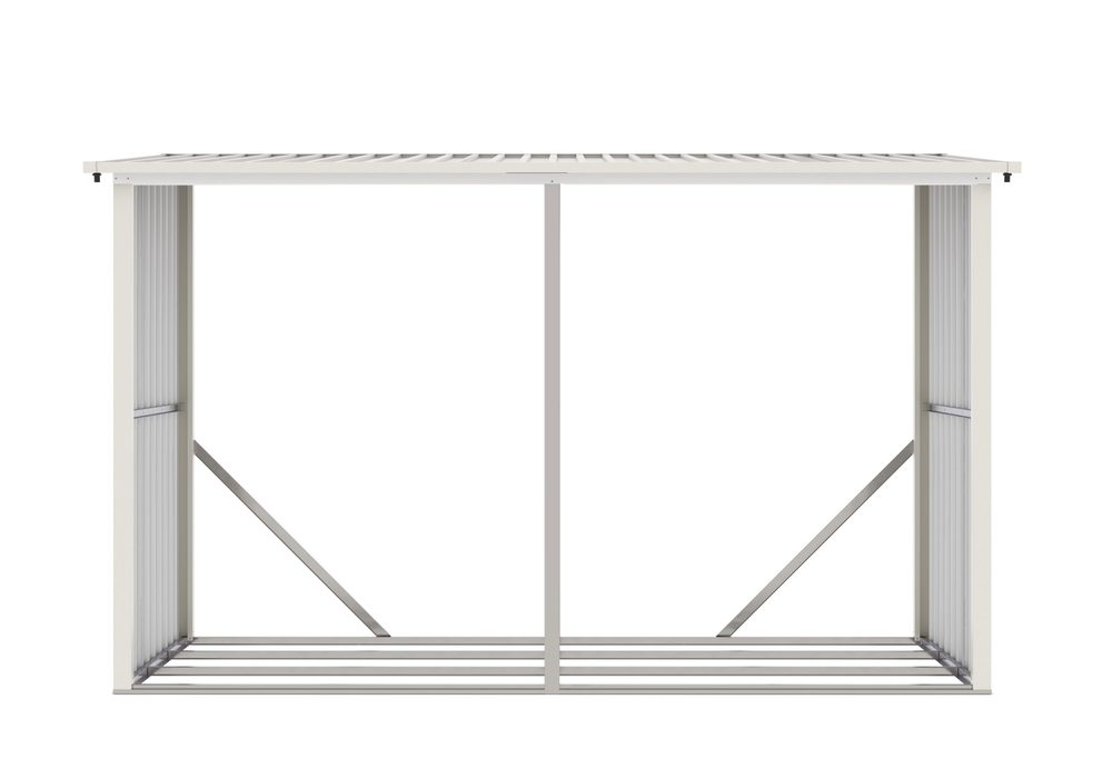 Přístřešek na dřevo WOH 682 - 302 x 119 cm, zelený - Obrázek 2