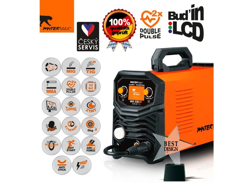 Elektrická invertorová svářečka PANTERMAX® MIG230DP - Obrázek 2