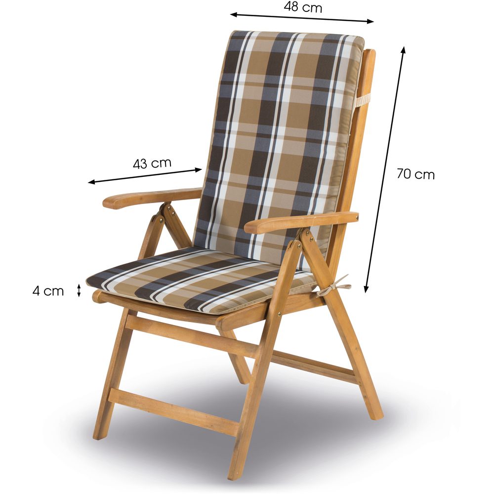 Potah na křeslo pruh FIELDMANN FDZN 9106 - Obrázek 2
