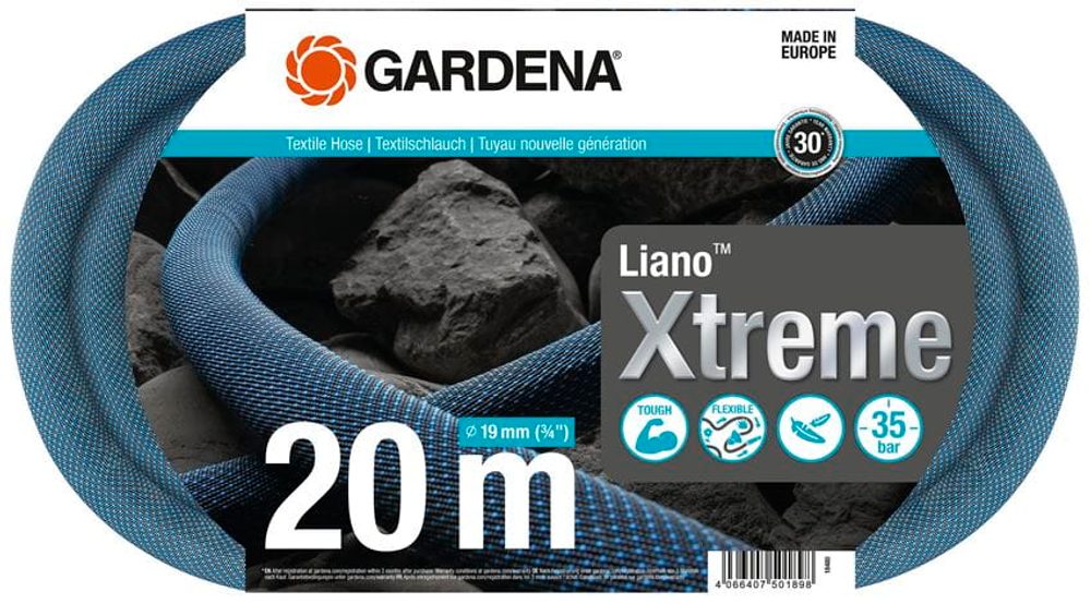 Zahradní textilní hadice Gardena Liano™ Xtreme 3/4″ 20 m 18480-20 Zahradní textilní hadice Gardena Liano™ Xtreme 3/4″ 20 m 18480-20