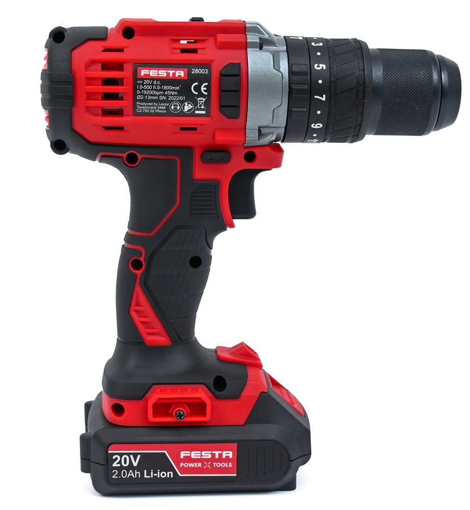Aku příklepová vrtačka FESTA SHARE20V 28003 - Obrázek 2