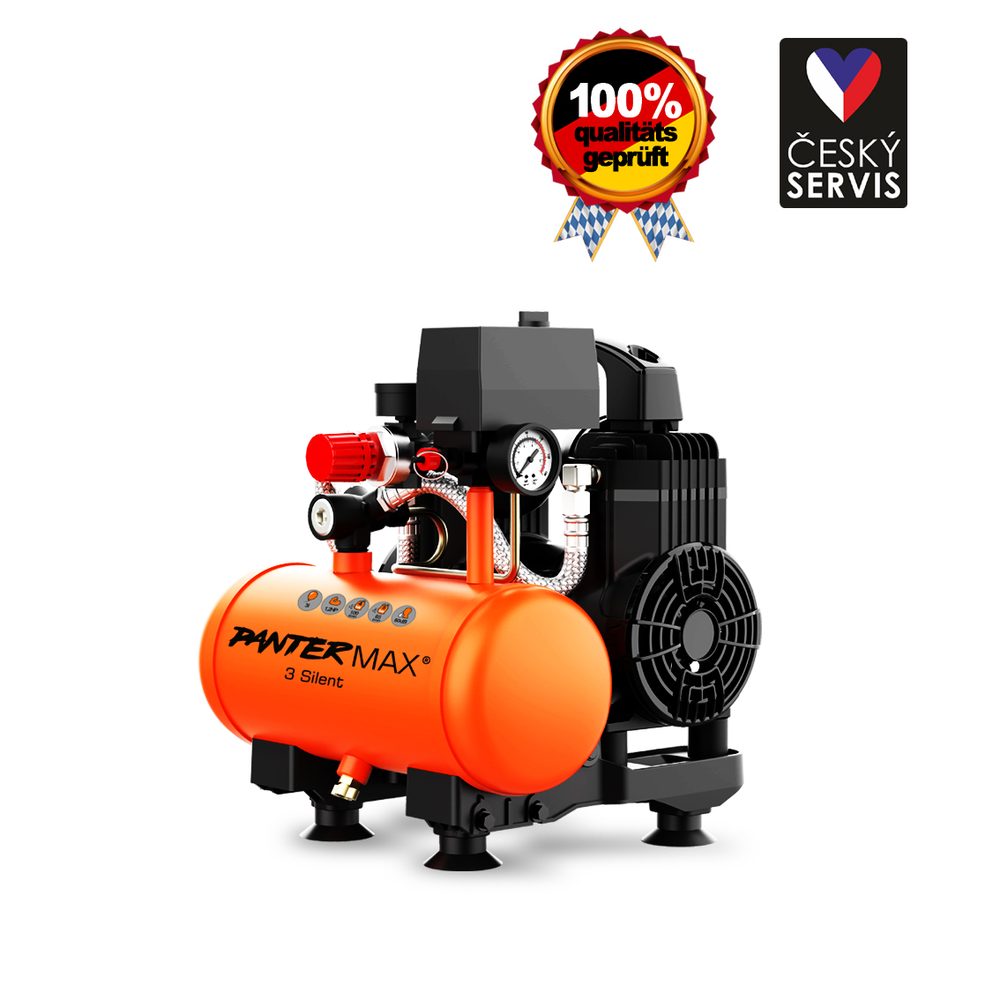 Elektrický bezolejový kompresor PANTERMAX AirFlow 3 SILENT Elektrický bezolejový kompresor PANTERMAX AirFlow 3 SILENT
