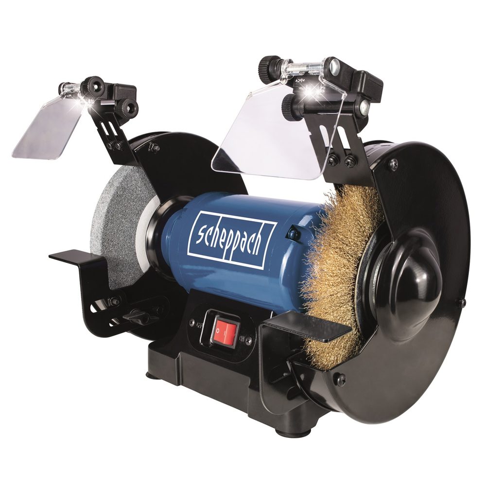 Dvoukotoučová bruska – kotouč/kartáč Scheppach SM 200 LB Dvoukotoučová bruska – kotouč/kartáč Scheppach SM 200 LB