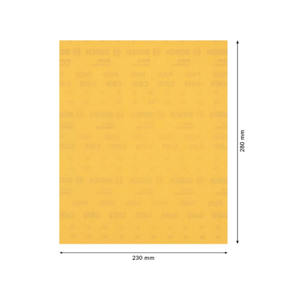 Brusný papír Bosch EXPERT C470 230 x 280 mm P400 2608900967 - Obrázek 2