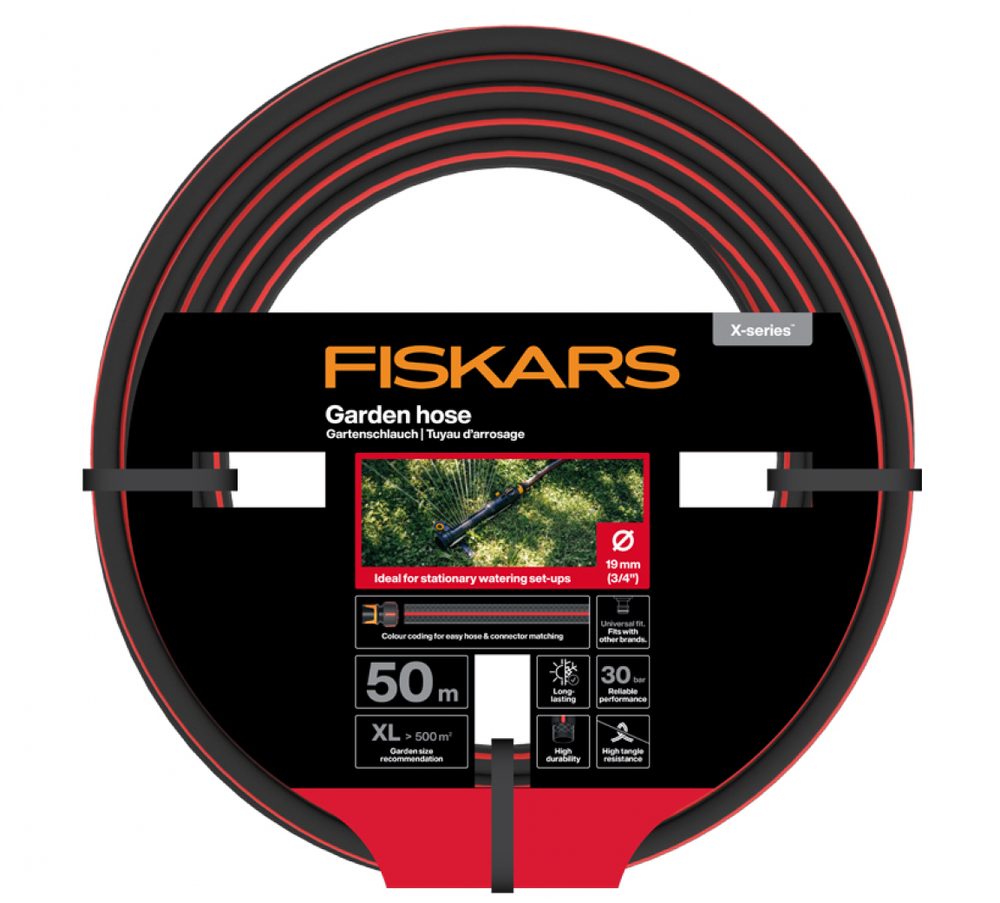 Zahradní hadice Fiskars X-Series 3/4″ 50 m 1076048 Zahradní hadice Fiskars X-Series 3/4″ 50 m 1076048
