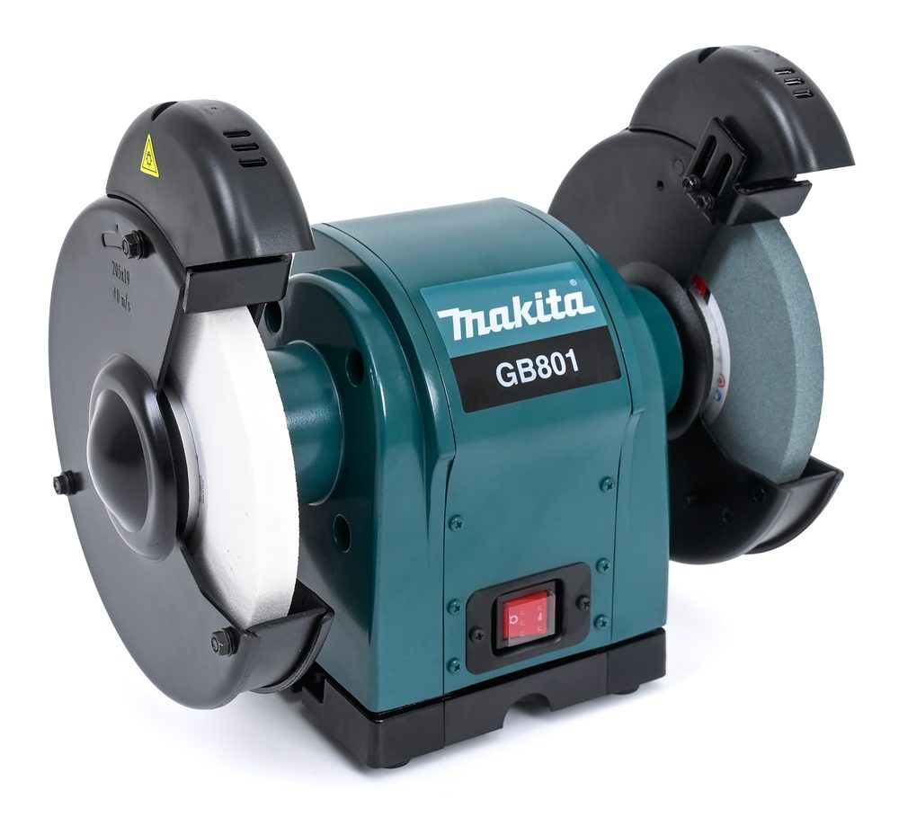 Elektrická dvoukotoučová stolní bruska Makita GB801 Elektrická dvoukotoučová stolní bruska Makita GB801