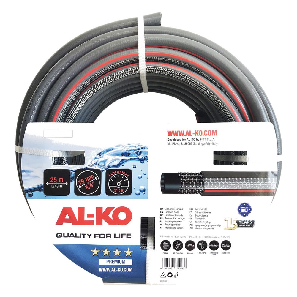 Zahradní hadice AL-KO PREMIUM 3/4″ 25 m 113957 Zahradní hadice AL-KO PREMIUM 3/4″ 25 m 113957