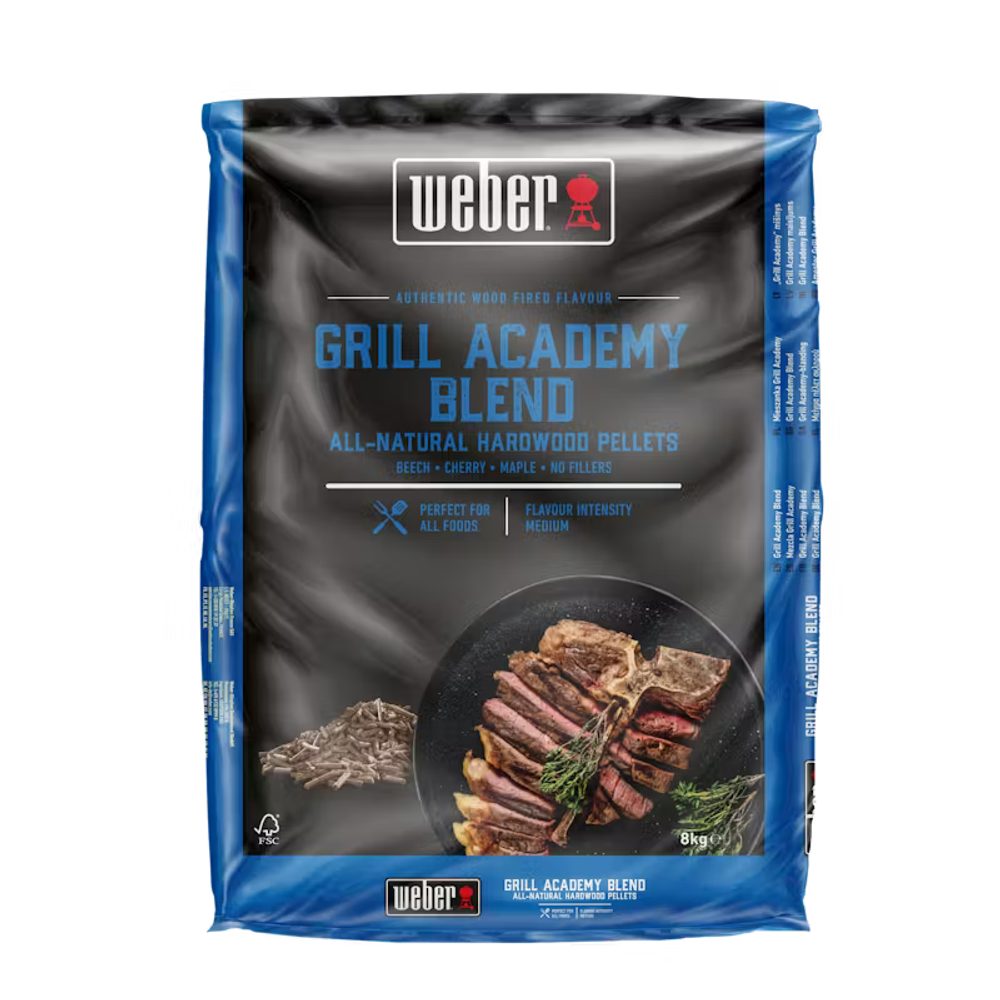 Přírodní dřevěné pelety Weber Grill Academy – Blend, 8 kg Přírodní dřevěné pelety Weber Grill Academy – Blend, 8 kg