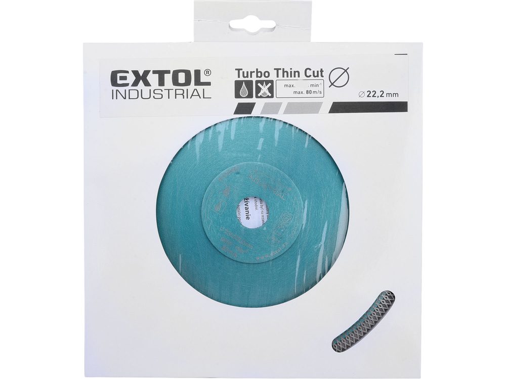 Diamantový řezný kotouč EXTOL INDUSTRIAL 115 mm 8703041 - Obrázek 2