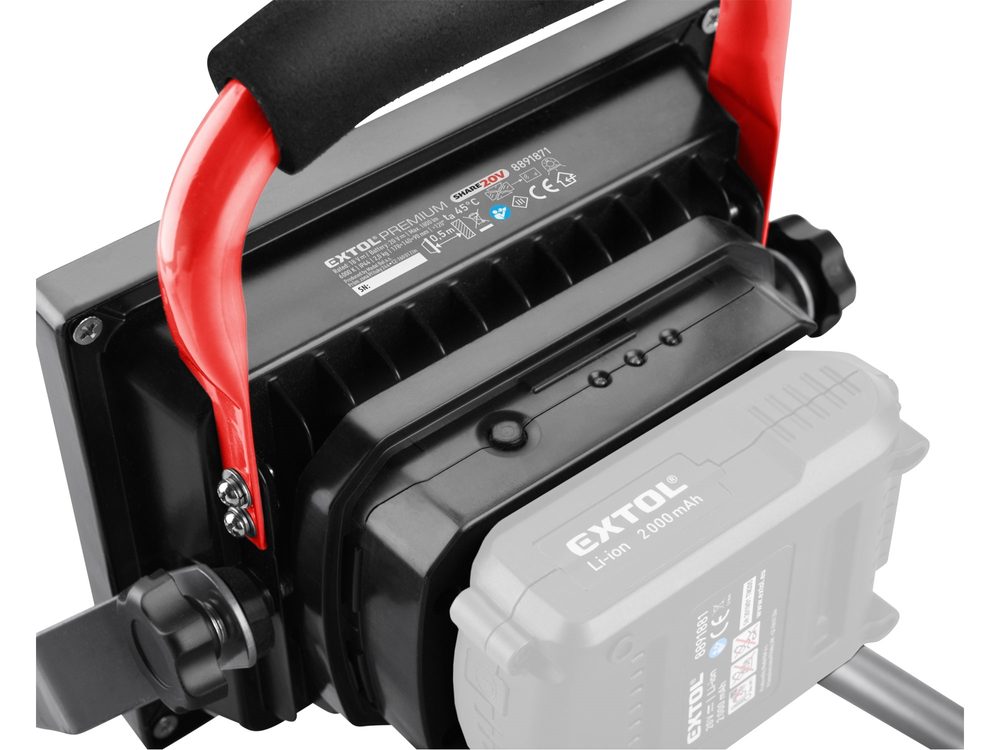 Aku LED reflektor EXTOL PREMIUM 8891871 - Obrázek 2