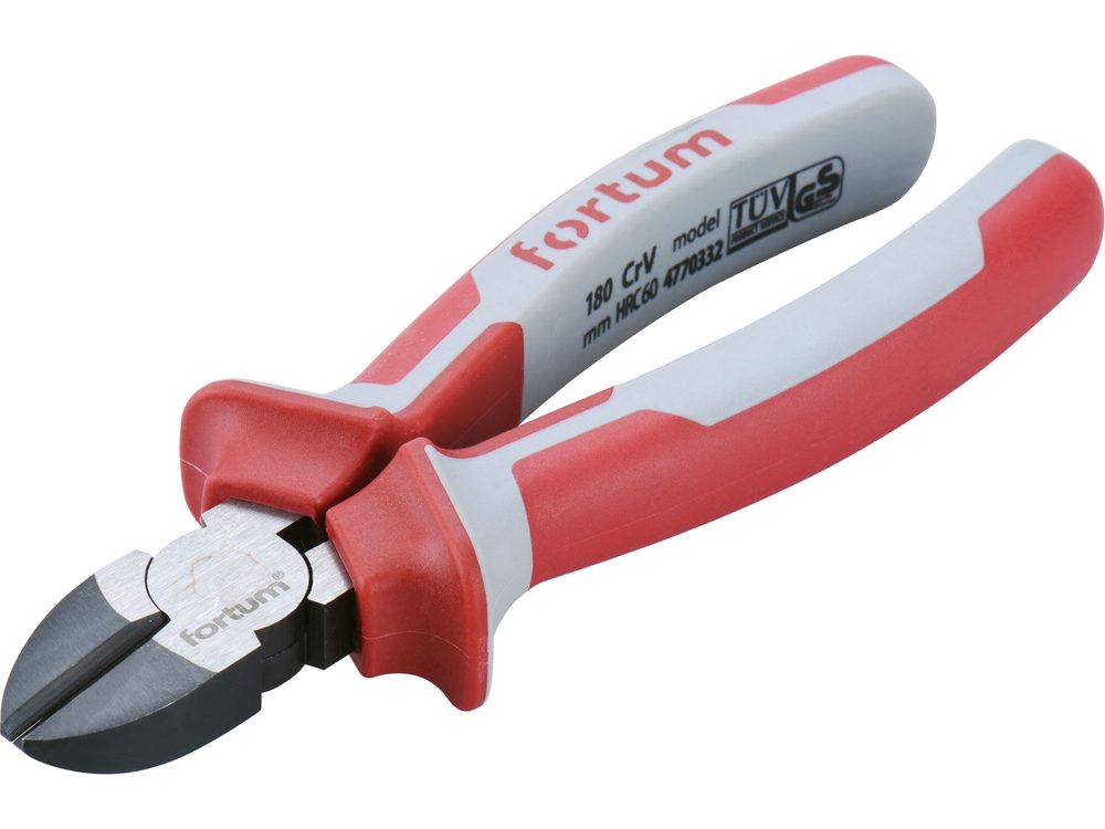 Fortum kleště štípací boční, 180mm, 61CrV5 Fortum kleště štípací boční, 180mm, 61CrV5