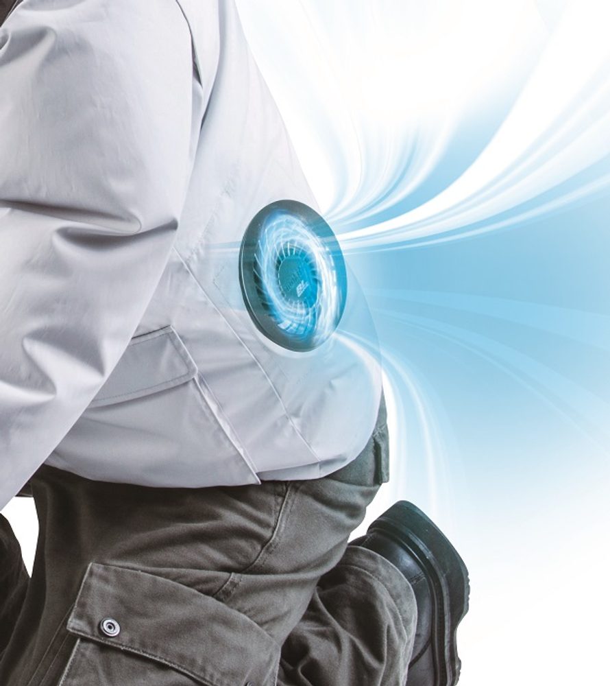 Bunda Makita CXT/LXT s ventilátory, vel. L - Obrázek 2