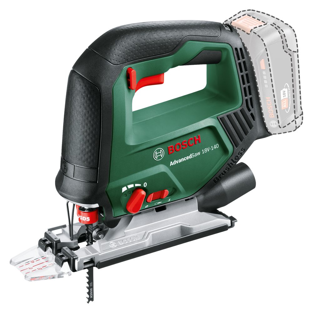 Aku přímočará pila Bosch AdvancedSaw 18V-140 0603013000 Aku přímočará pila Bosch AdvancedSaw 18V-140 0603013000