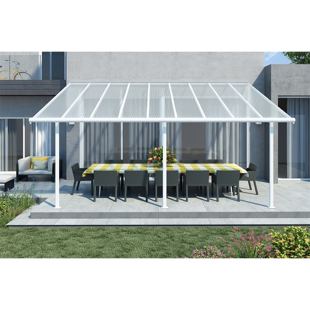 Hliníková pergola Palram Sierra 5400 bílá 3 x 5,46 Hliníková pergola Palram Sierra 5400 bílá 3 x 5,46