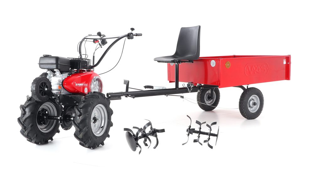 Benzínový kultivátor PUBERT SET4 s vozíkem VARIO B Benzínový kultivátor PUBERT SET4 s vozíkem VARIO B